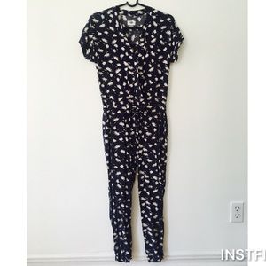 Navy jumpsuit